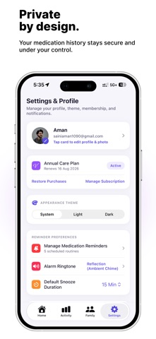 Vouch AI - Medicine Reminder iPhone screenshot