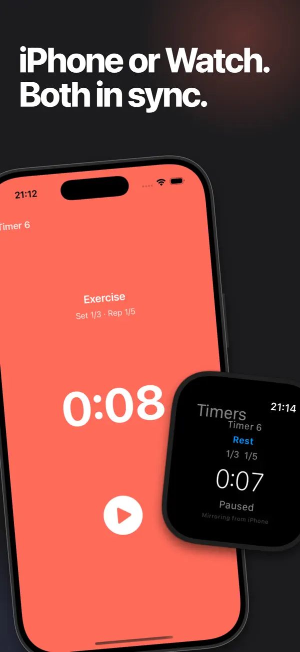 Screenshot #3 pour Interval Timer - HIIT & Tabata