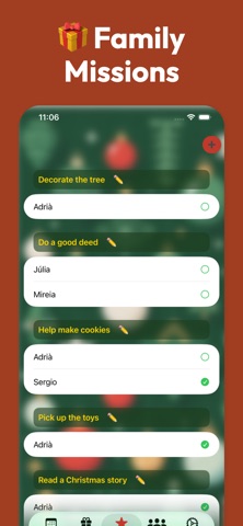 Family Christmas Magic iPhone screenshot