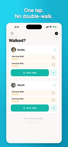 Walked? GPS Dog Walk Tracker Screenshot 4 of 9