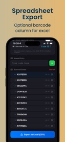 Scan2CSV Fast Code Scanner screenshot