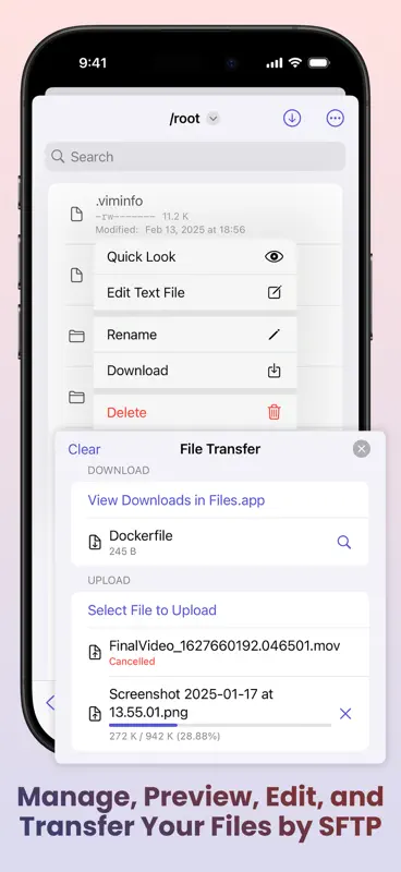 SwiftServer - SSH Client screenshot 7 of 8