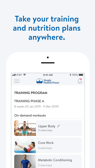 Murphy Health and Fitness Screenshot