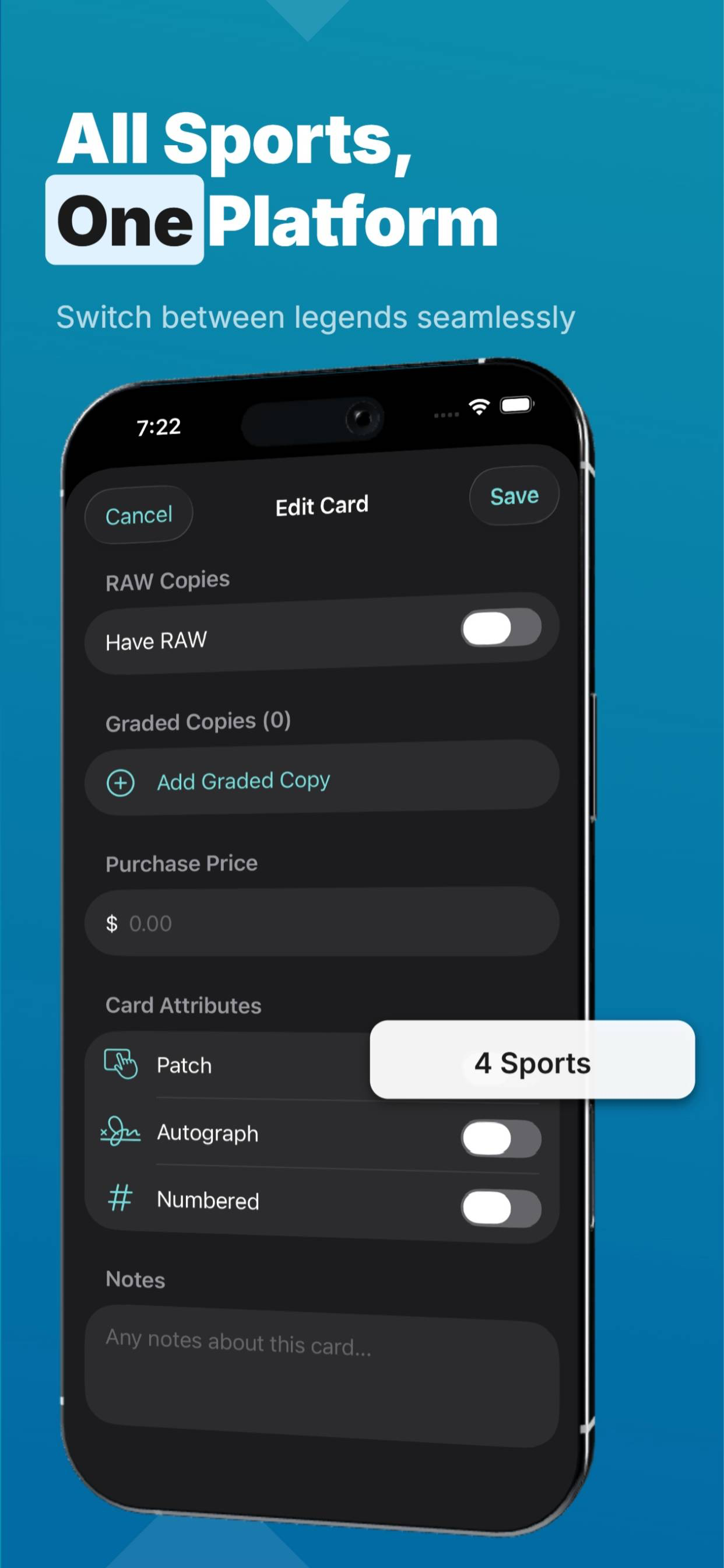 TopShelf: Sports Card Tracker