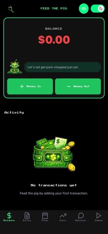 Feed the Pig: Smart Budget app screenshot