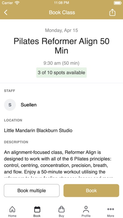 Little Mandarin Yoga & Pilates Screenshot