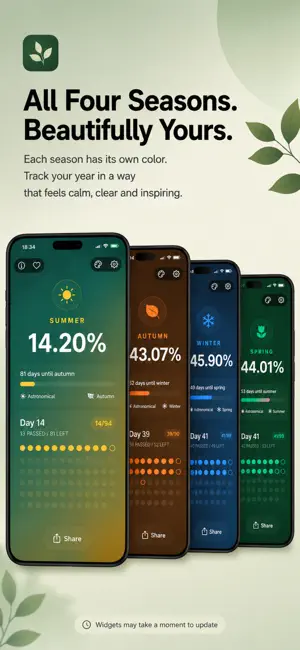 Seasonia: Season Tracker screenshot 2
