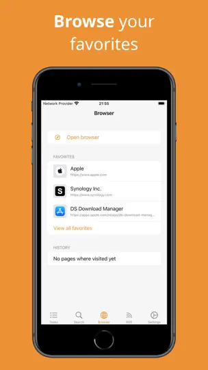 Скриншот DS Download Manager на iPhone 5