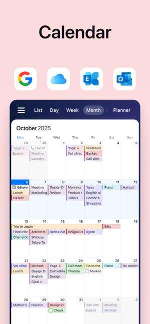 Calendars・Daily Planner, To do Screenshot