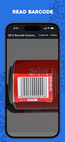 Quick QR & Barcode Scanner - iPhone screenshot