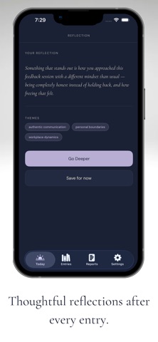 Becoming: A Journal for Growth iPhone screenshot