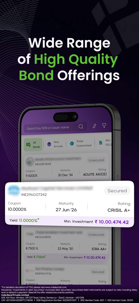 IndiaBonds:Invest in Bonds/FDs screenshot 3