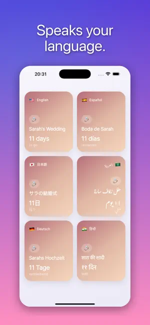 Soonly — Countdown to Big Days screenshot 3