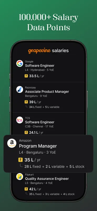 Grapevine - Jobs,Salary,Social screenshot 4 of 6