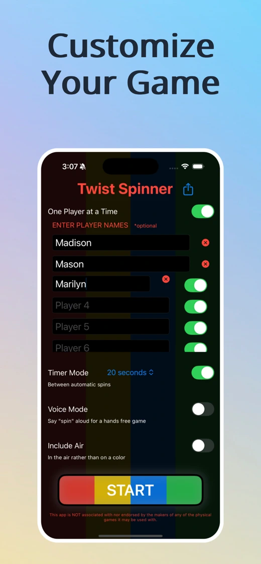 Twist Spinner: Hands Free App search result