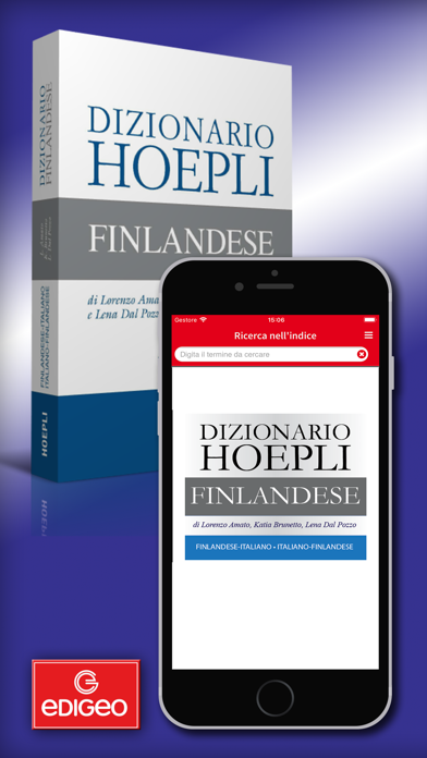 Screenshot #1 pour Dizionario Finlandese Hoepli