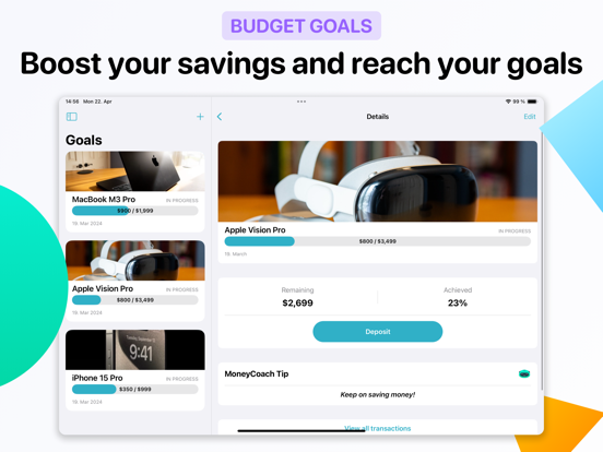 Budget Planner App MoneyCoachのおすすめ画像9