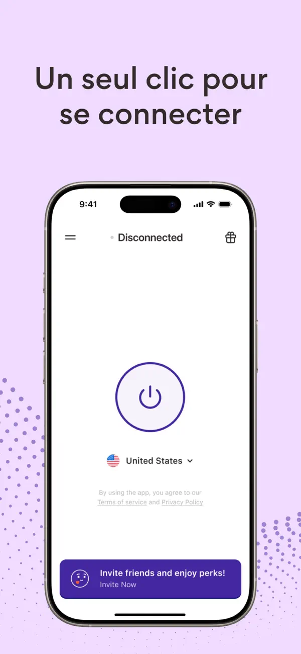 Screenshot #1 pour VPN 360: Proxy Rapide et Privé