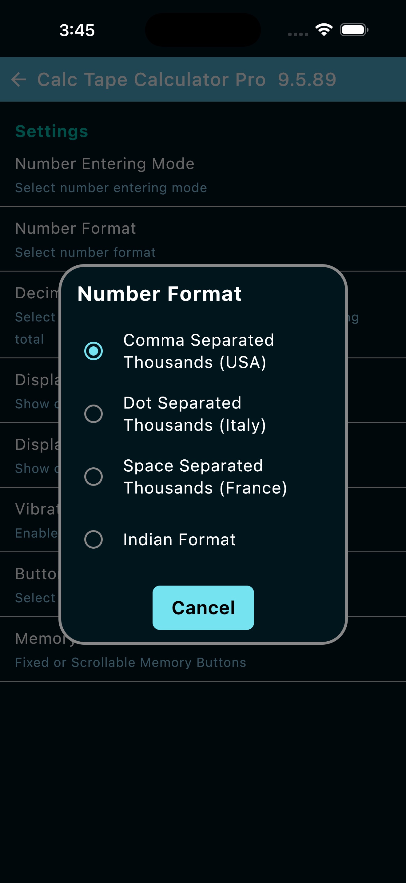 Calc Tape Calculator Pro screenshot 7