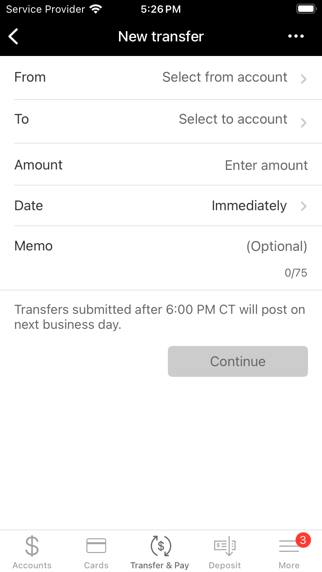 Sterling Bank Mobility Screenshot