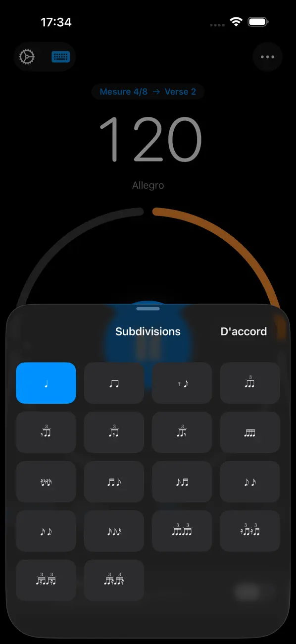 Screenshot #3 pour Band Metronome: Tempo Setlist