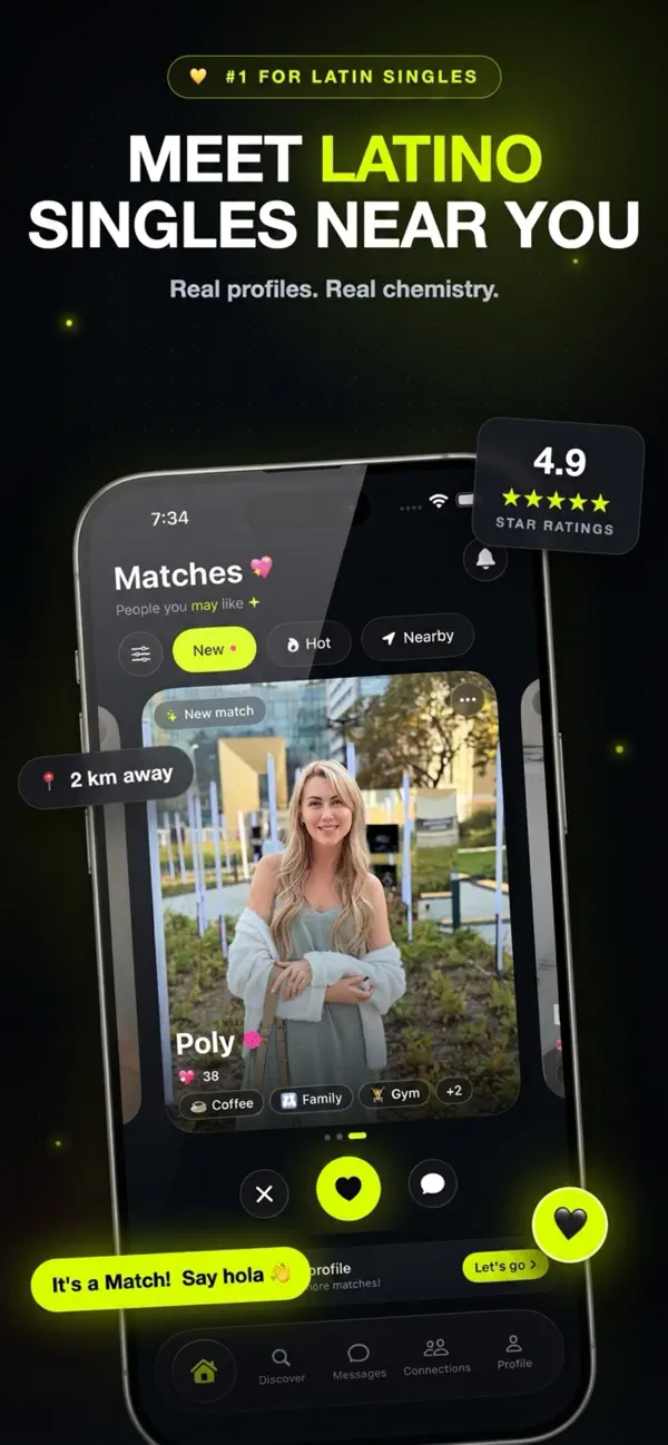 Screenshot #1 pour Latina Dating : Chat & Meet