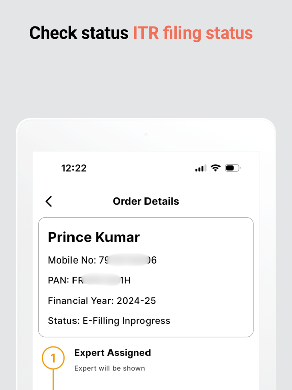 Income Tax Return AllIndiaITR iPad screenshot 6 - Finance app