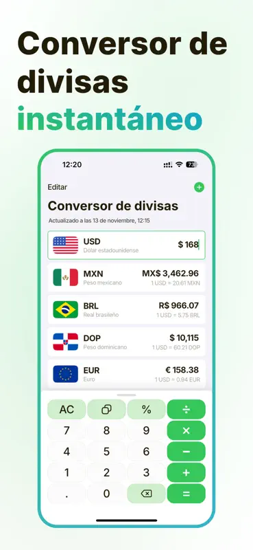 Convertidor de moneda - Moneta screenshot 1 of 6