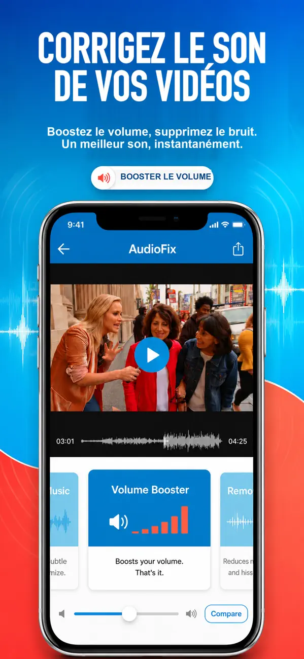 Screenshot #1 pour AudioFix: Volume Audio Vidéo
