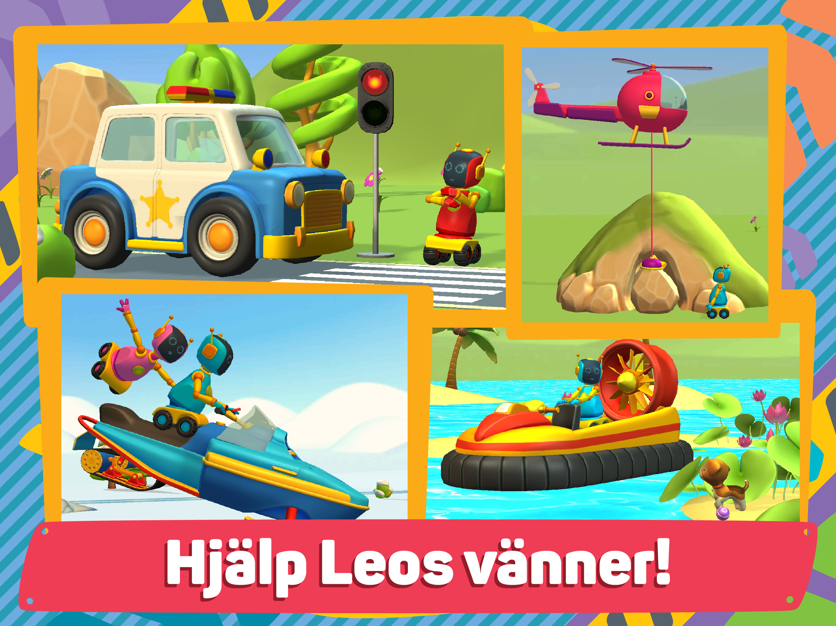 Leo 2 Lärande Bil Spel, Pussel