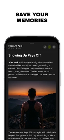 Jot: AI Coach & Health Journal iPhone screenshot