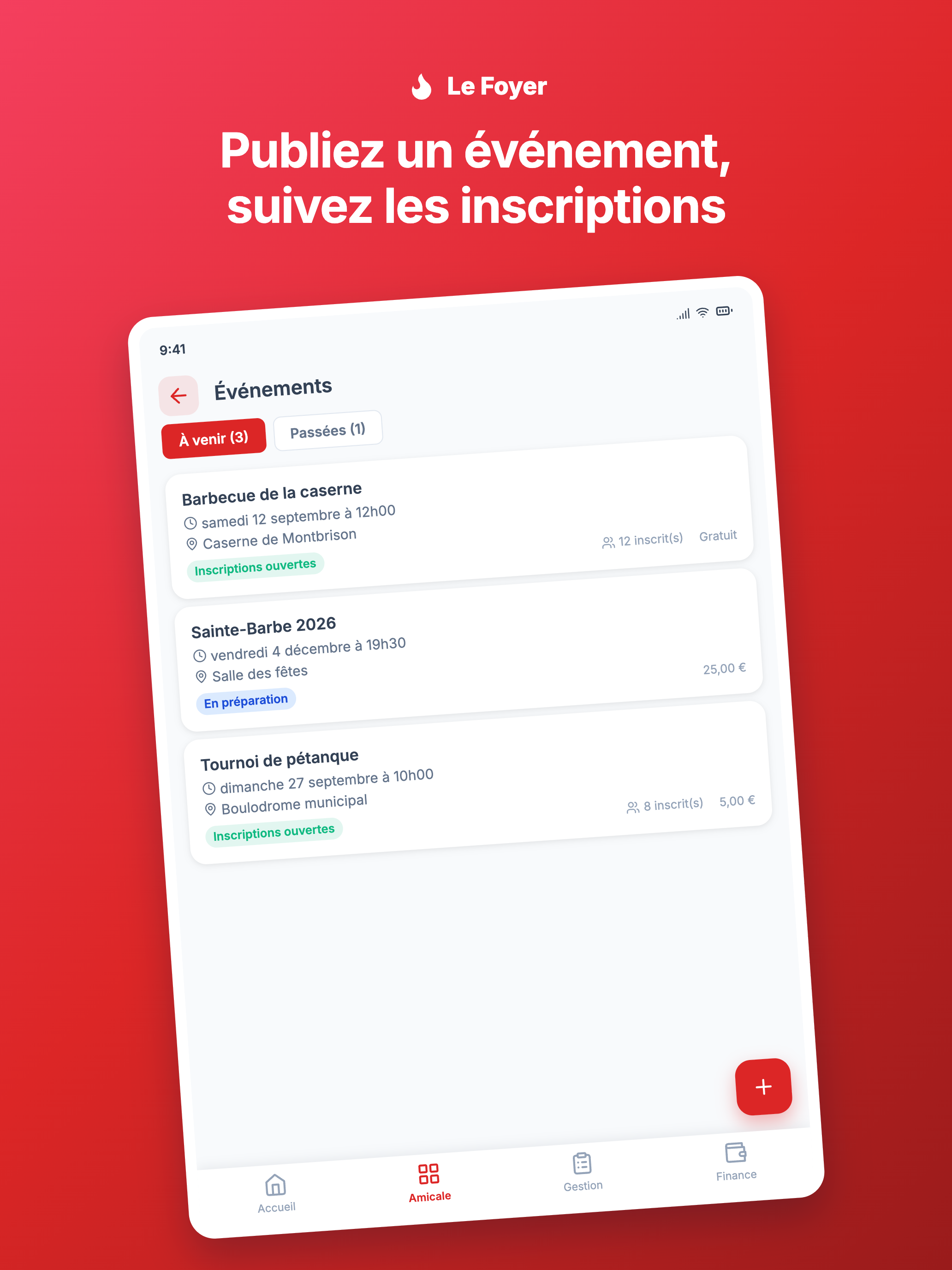 Le Foyer - Gestion amicale screenshot 10