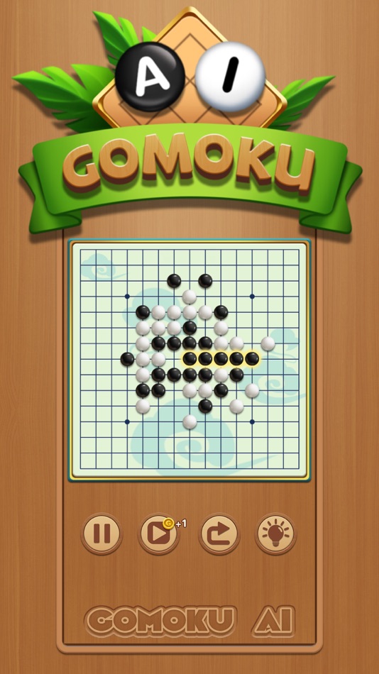 #5. AI Gomoku:Renju Five (iOS) Ved: BRAINWAVE MC PTE. LTD.