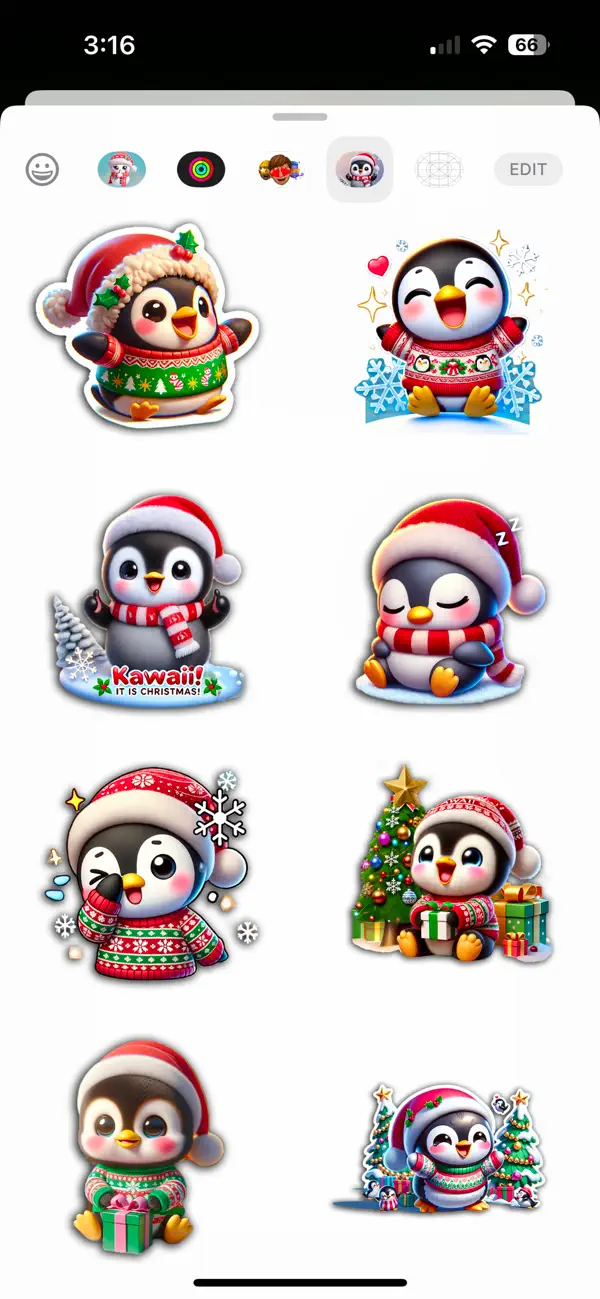 Screenshot #3 pour Kawaii! Christmas Penguins