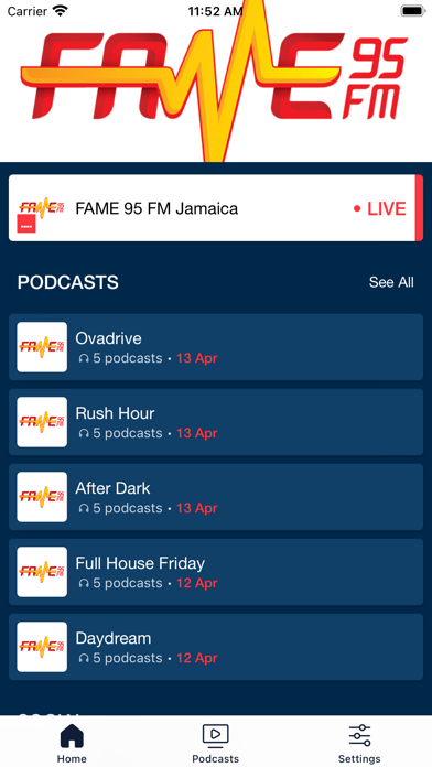 FAME 95FM Screenshot