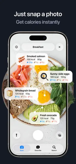 Calorie Counter & Food Scan screenshot 1