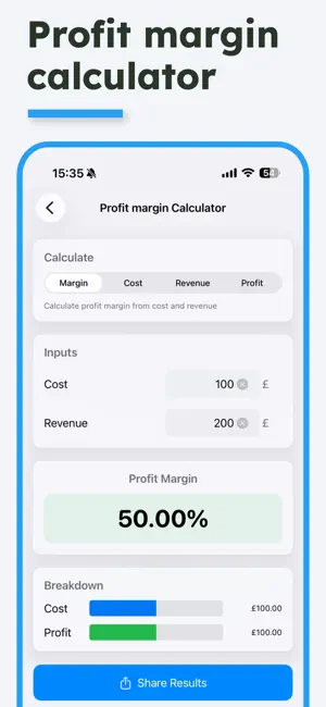Financial Calculator: Percent screenshot 3