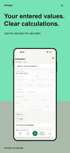 Pinned: Peptide Tracker & TRT screenshot 4