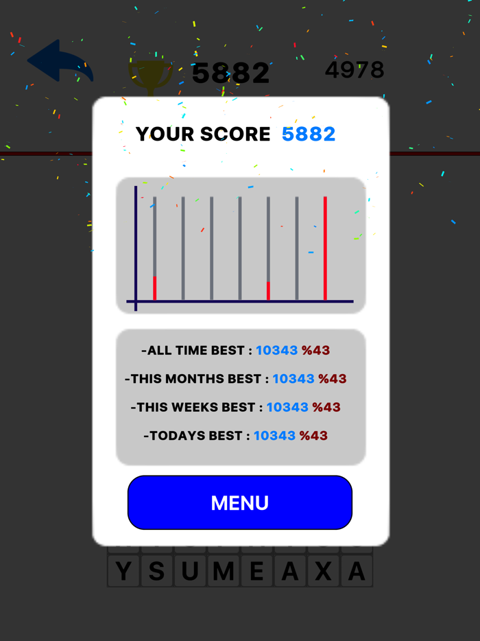 Falling Words Word Puzzle