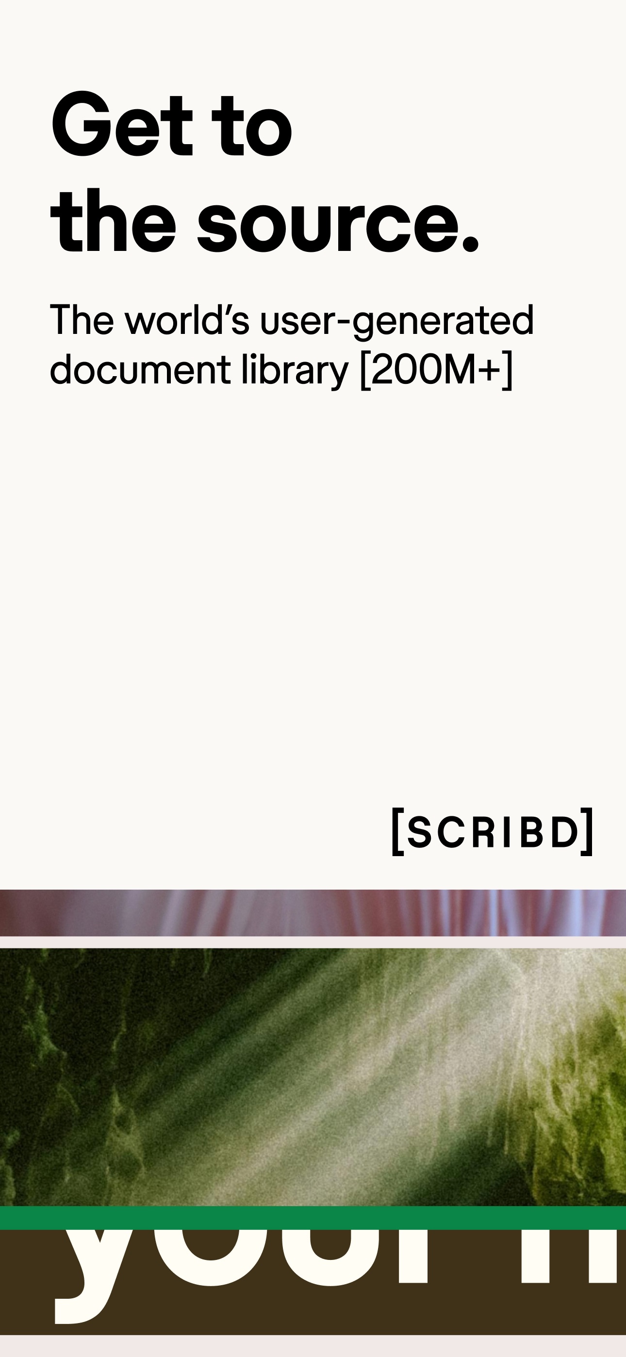 Screenshot 1 of Scribd: 170M+ documents