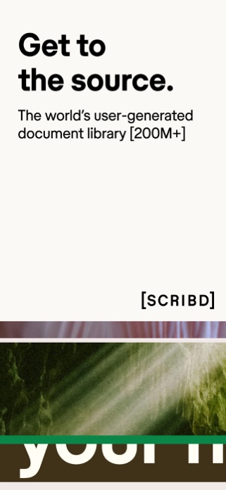Scribd: 170M+ documents Screenshot 1 of 4