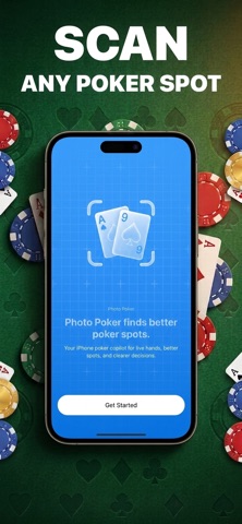 Photo Poker: Live Hand Coach iPhone screenshot