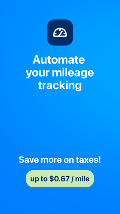 Screenshot 1 of Mile AI: business mileage log App