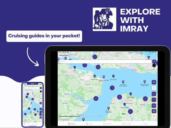 Explore with Imray iPad app afbeelding 1