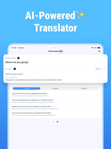 GO Translator : AI Translation iPad screenshot 6