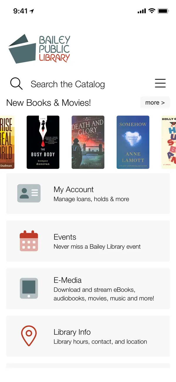 Screenshot #1 pour Bailey Public Library