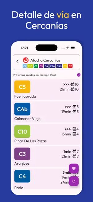 Madrid Metro Bus Cercanias iPhone screenshot 4