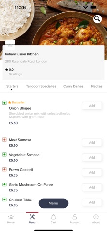 Indian Fusion Kitchen screenshot