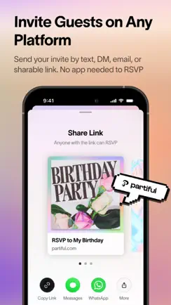 Partiful: Party Invite Maker iPhone image 3