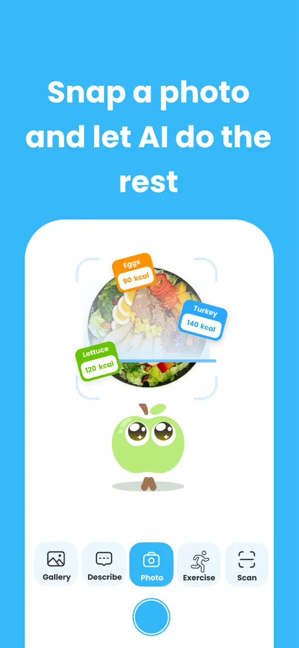 Screenshot #1 pour NutriOn: Calorie Tracker